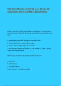 NSG 5442 EXAM 1 &lpar;CHAPTER 1-11&semi; 16&semi; 26&semi; 29&rpar; QUESTIONS WITH COMPLETE SOLUTIONS&excl;&excl;