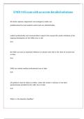 EMD 14 Exam with accurate detailed solutions