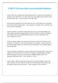 EMD V14 Exam with accurate detailed solutions