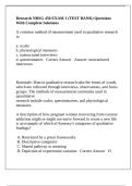 Research NRSG 450 EXAM 1 &lpar;TEST BANK&rpar; Questions With Complete Solutions