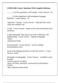COMD 4500- Exam 1 Questions With Complete Solutions