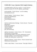 COMD 4500 - Exam 1 Questions With Complete Solutions