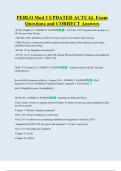 PEBLO   Bundled Exam Questions WITH  CORRECT Answers