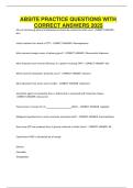 ABSITE Practice Questions with Correct Answers 2025 &ndash; Complete Updated Exam Prep Guide