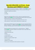 Bus 410 UPDATED  ACTUAL   Exam  Questions and CORRECT Answers