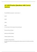 ACAMS Practice Questions with Correct Answers &ndash; Complete Exam Prep Guide