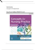 TEST BANK FOR CONCEPTS FOR NURSING PRACTICE 4th EDITION BY JEAN FOREST GIDDENS ALL CHAPTERS WITH NCLEX STYLE QUESTIONS &comma; CONCEPT BASED LEARNING AND ANSWER KEY LATEST VERSION