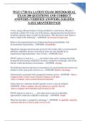 WGU C720 OA LATEST EXAM 2025&sol;2026 REAL  EXAM 200 QUESTIONS AND CORRECT  ANSWERS &lpar;VERIFIED ANSWERS&rpar; &vert;GRADED  A&plus;&vert;GUARANTEED PASS