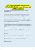 GRC-General pest and rodent control  UPDATED ACTUAL  Exam Questions and  CORRECT Answers 
