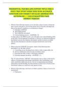 Prehospital Trauma Life Support PHTLS &lpar;Pre &  Post&rpar; TEST STUDY GUIDE 2025&sol;2026 ACCURATE  QUESTIONS AND CORRECT DETAILED ANSWERS WITH  RATIONALES &vert;&vert; 100&percnt; GUARANTEED PASS   <NEWEST VERSION> 
