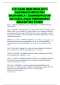 C727 EXAM QUESTIONS WITH ELABORATED DEFINITIVE SOLUTIONS&vert;A&plus; GRADED&vert;UPDATED 2025&sol;2026 LATEST VERSION&vert;100&percnt; GUARANTEED PASS&excl;&excl;&excl;