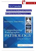 Test Bank- Comprehensive Radiographic Pathology 8th Edition &lpar; Ronald Eisenberg&comma; 2024&rpar; All Chapters 1-12&vert;&vert; Latest Edition