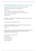 MAN 4330 KANG EXAM 1 Questions and Graded Answers