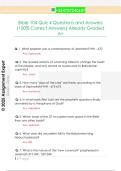 BIBL 104 LUO Quiz 4 Questions and  Answers &lpar;100&percnt; Correct Answers&rpar; Already  Graded A&plus; 
