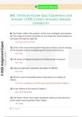BIBL 104 Study Guide Quiz 4 Questions and  Answers &lpar;100&percnt; Correct Answers&rpar; Already  Graded A&plus; 