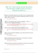BIBL 104 - Quiz 4 Study Guide Questions  and Answers &lpar;100&percnt; Correct Answers&rpar;  Already Graded A&plus; 