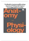 Anatomy and Physiology Openstax Test Bank 2nd Edition&comma; by OpenStax Chapters 1 - 28&period;