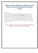 Epic Bridges Certification Practice Exam&colon; Ace Your Test &vert; 2026 Guide