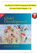 Child development 9th edition by laura e berk test bank 2025&sol;2026 updates