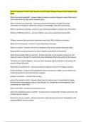 Sensory Systems PN1002 Exam Questions and Answers Already Passed Latest Update 2025-2026
