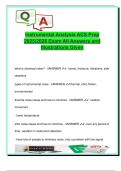 Instrumental Analysis ACS Prep 2025&sol;2026 &vert; 200&plus; Solved Q&As on Spectroscopy&comma; Chromatography&comma; Detectors&comma; Mass Spec&comma; Electrochemistry & Signal Processing