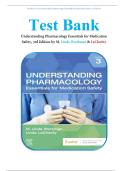 Test Bank for Understanding Pharmacology Essentials for Medication Safety&comma; 3rd Edition by M&period; Linda Workman & LaCharity