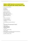 Pediatrics COMAT Questions and answers Newest RATED A&plus; 2025&sol;2026 100&percnt; VERIFIED CORRECT NEW&excl;