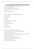 AIR DIVING SUPERVISOR UPDATED QUESTIONS AND ANSWERS