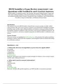BICSI Installer 2 Exam Review 2025&sol;2026 &vert; Complete Exam with 120 Verified Questions and 100&percnt; Correct Answers