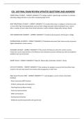 COL 103 FINAL EXAM REVIEW UPDATED QUESTIONS AND ANSWERS