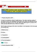 NBC-HWC practice exam questions &lpar;C&S&rpar;&vert; 170 questions&vert; with complete solution