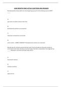 HUM GROWTH FINAL ACTUAL QUESTIONS AND ANSWERS
