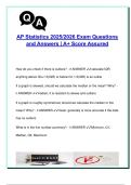 AP Statistics &ndash; 180&plus; Solved Questions 2025&sol;2026 &ndash; Confidence Intervals&comma; Probability&comma; Sampling&comma; Binomial&comma; Inference&comma; Regression & Distributions
