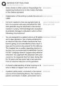 AWHONN POEP Final Exam &sol; Score 100&percnt; &sol; New Version 2025 Update - Study Guide & Test Bank