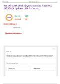NR 293 CMS Quiz 3 &vert; Questions and Answers &vert; 2025&sol;2026 Updates &vert; 100&percnt; Correct&period;