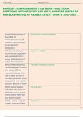 NURS 224 COMPREHENSIVE TEST BANK FINAL EXAM  QUESTIONS WITH VERIFIED AND 100 &percnt; ANSWERS &lpar;DETAILED  AND ELABORATED&rpar; A&plus; GRADED LATEST UPDATE 2025-2026
