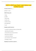 MKTG 4500 Exam Study Guide Quizzes and Verified Answers