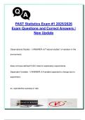PAST Statistics Exam &num;1 &ndash; 2025&sol;2026 &vert; 100&plus; Solved Questions on Variables&comma; Distributions&comma; Hypothesis Testing&comma; Graphs & Confidence Intervals