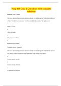 Nrsg 105 BUNDLED EXAMS ALL WITH QUESTIONS AND ANSWERS 