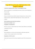 Nrsg 105 Exam Practice 2025-Questions with complete solutions