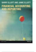 Instructor's Solution Manual for Financial Accounting and Reporting 17th Edition by Barry Elliott &vert;&vert; Guide A&plus;