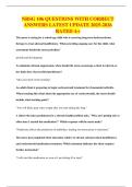 NRSG 106 QUESTIONS WITH CORRECT ANSWERS LATEST UPDATE 2025-2026 RATED A&plus;