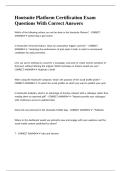 Hootsuite Platform Certification Exam Questions With Correct Answers&period;