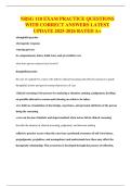 NRSG 110 EXAM PRACTICE QUESTIONS WITH CORRECT ANSWERS LATEST UPDATE 2025-2026 RATED A&plus;