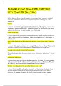 NURSING 212 ATI FINAL EXAM QUESTIONS WITH COMPLETE SOLUTIONS