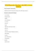 NUR 300 practice Questions with 100&percnt; Correct Solutions