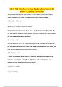 NUR 300 Study practice finale Questions with 100&percnt; Correct Solutions