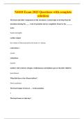 N4410 Exam 2025 Questions with complete solutions