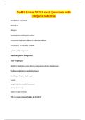 N4410 Exam 2025 Latest Questions with complete solutions