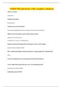 N4410 OB Questions with complete solutions